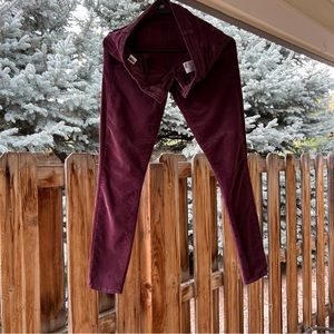 Paige Verdugo Ankle - Midnight Plum Corduroy